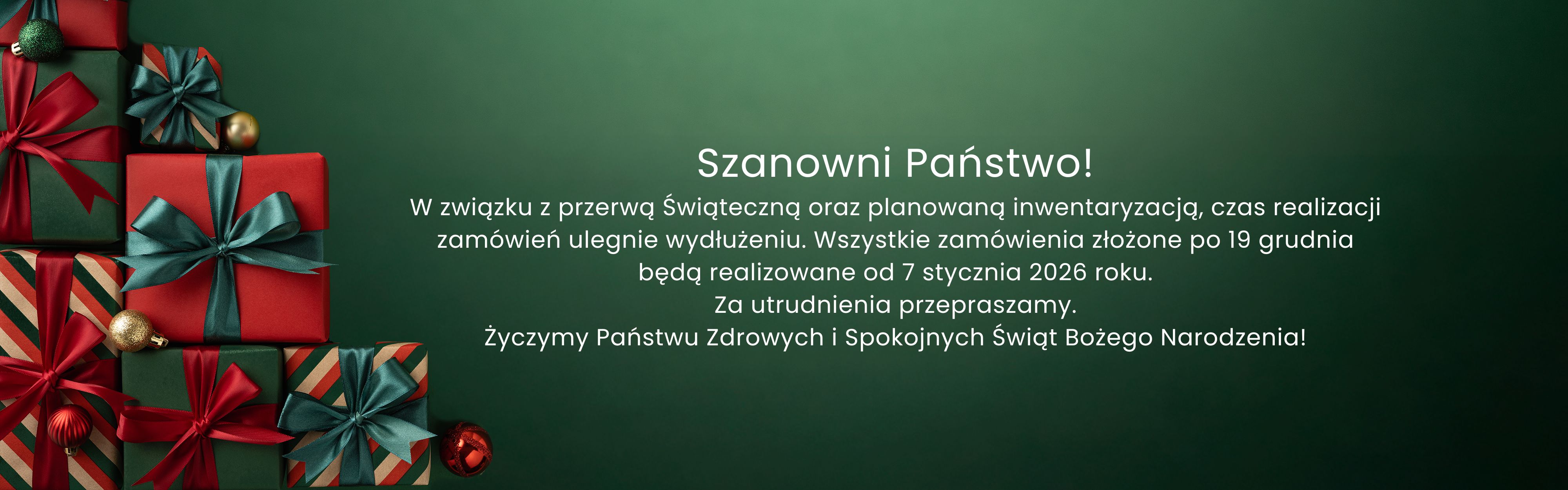 Informacja świąteczna